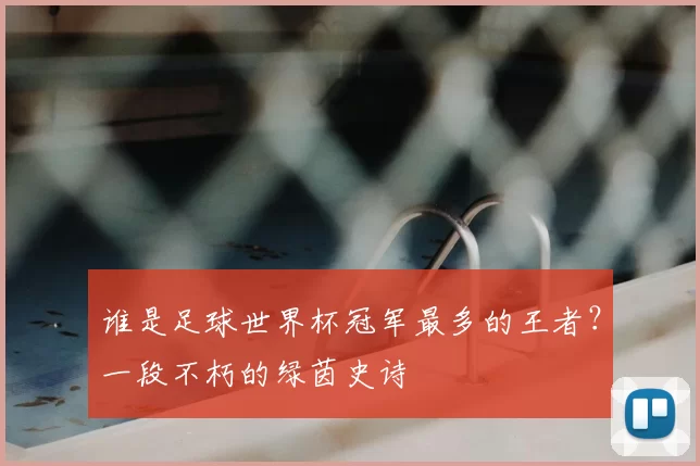 谁是足球世界杯冠军最多的王者？一段不朽的绿茵史诗