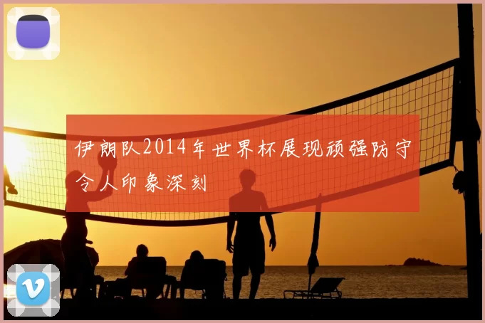 伊朗队2014年世界杯展现顽强防守令人印象深刻